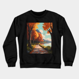 Autumn - Impressionism Morning Crewneck Sweatshirt